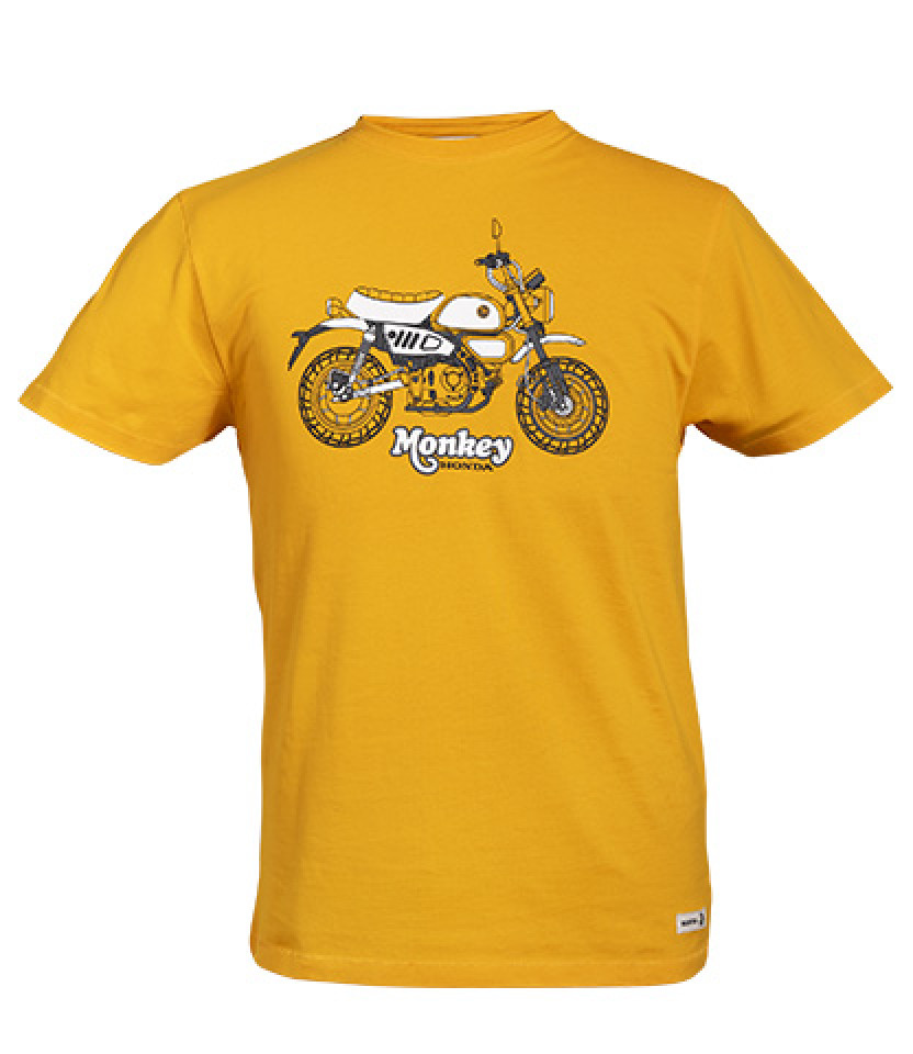 T-shirt Monkey jaune