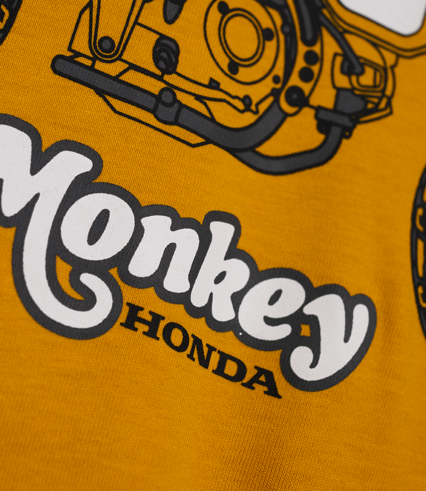 T-shirt Monkey jaune