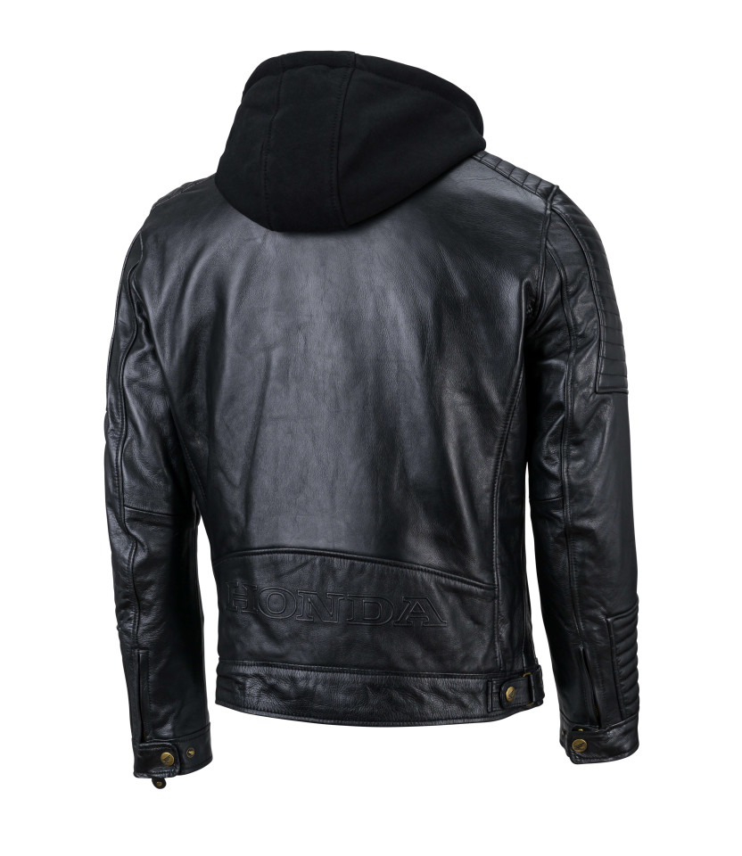 Blouson Cuir Utah Noir