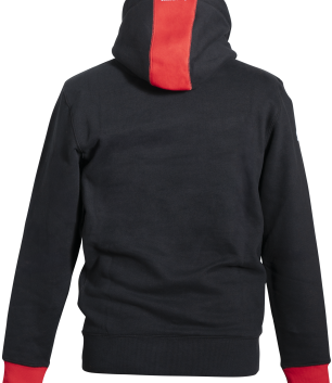 Sweat à capuche Hornet noir et rouge