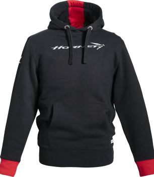 Sweat à capuche Hornet noir et rouge