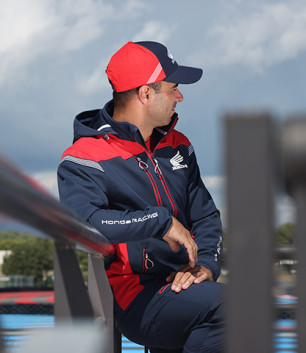 Veste Softshell Racing Bleue et Rouge