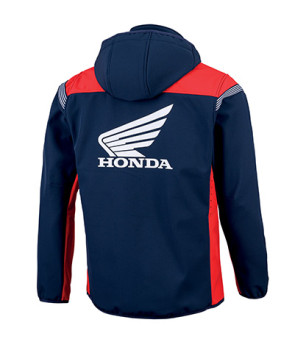 Veste Softshell Racing Bleue et Rouge