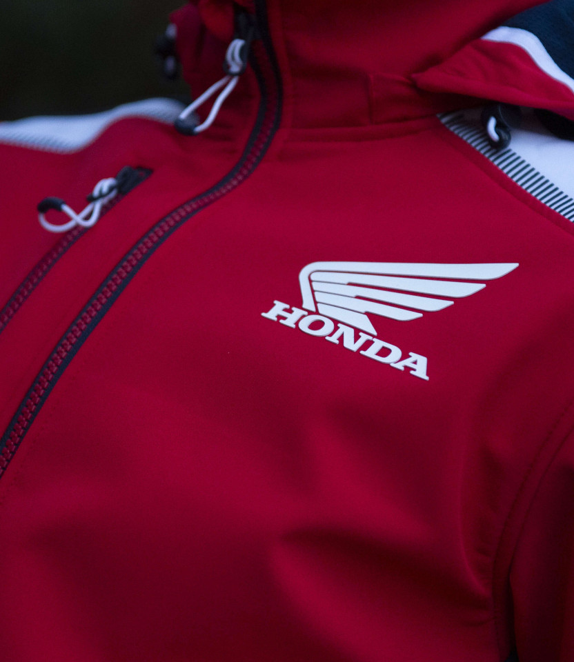 Veste Softshell Racing Rouge et Bordeaux