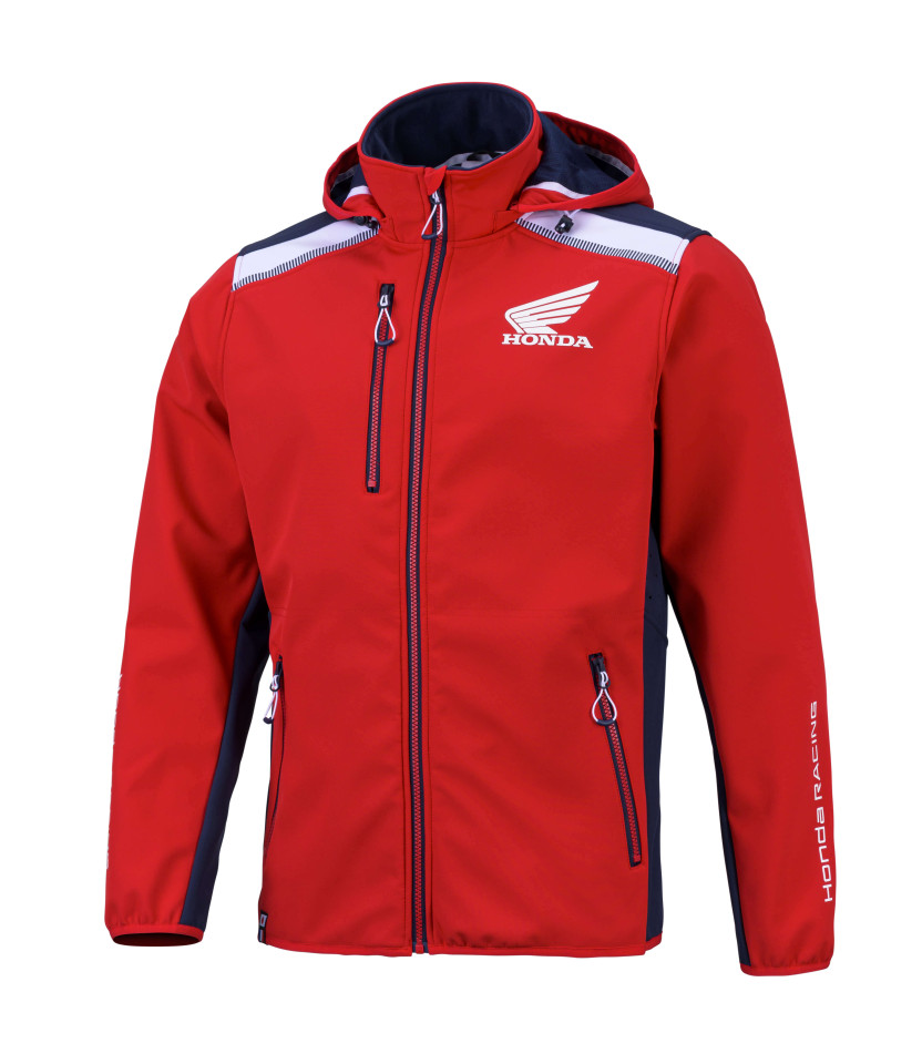 Veste Softshell Racing Rouge et Bordeaux