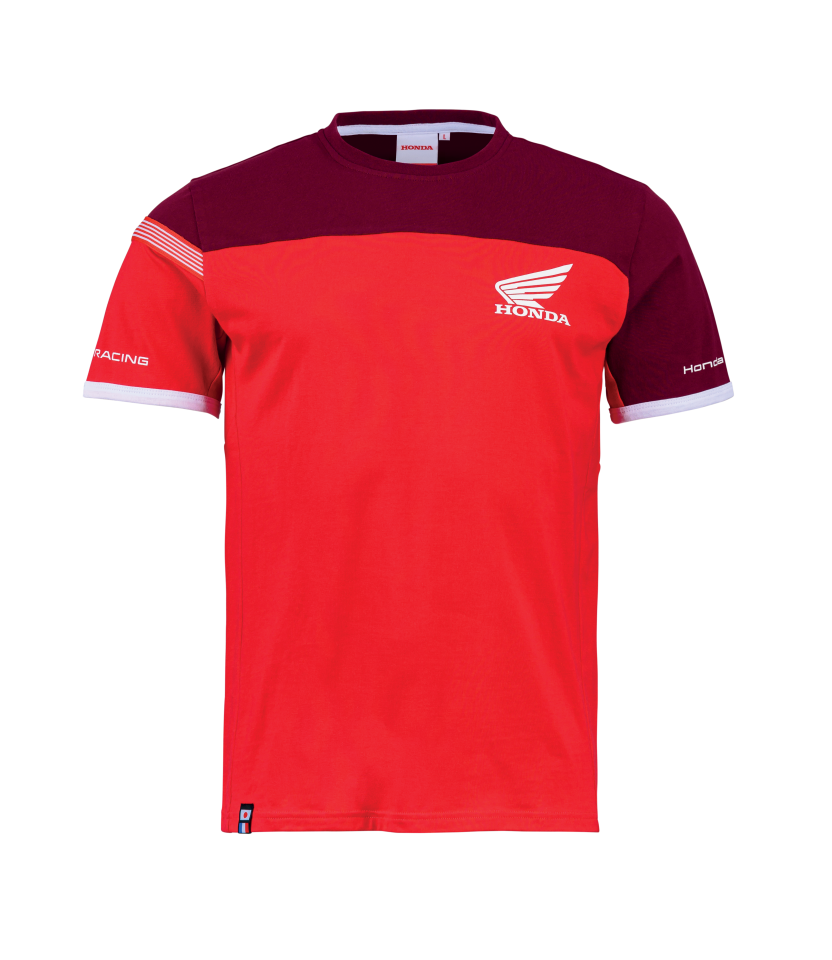 T-Shirt Racing Rouge et Bordeaux