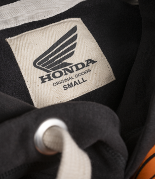 Sweat à capuche Noir Sunset Honda