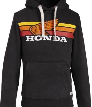Sweat à capuche Noir Sunset Honda