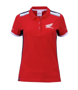 Polo Racing Rouge Femme