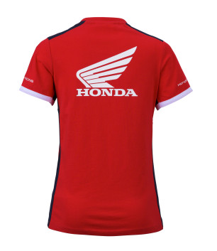 T-Shirt Racing femme rouge