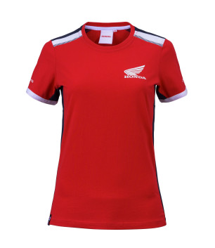 T-Shirt Racing femme rouge